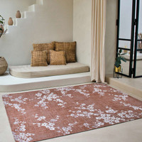Sakura Copper Pink 9371 Indoor Outdoor Washable Eco Rug