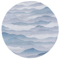 Himalaya Winter Thin Sky Blue Rug 9382 LDP