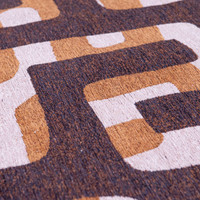 Kuba Bison Brown Thin Rug 9335 LDP
