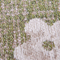Sakura Wet Garden Green 9372 Indoor Outdoor Washable Eco Rug