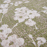 Sakura Wet Garden Green 9372 Indoor Outdoor Washable Eco Rug
