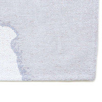Lagoon Iode Grey Blue Thin Rug 9328 LDP