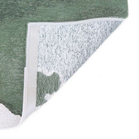 Lagoon Palm Green 9331 Indoor Outdoor Washable Eco Rug