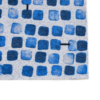 Cobblestone Amparo Blues Thin Rug 9348 LDP