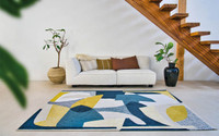 Shapes Duck Song Multicolour 9369 Indoor Outdoor Washable Eco Rug