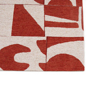 Papercut Rust 9364 Indoor Outdoor Washable Eco Rug
