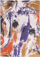 Fresque Purple Game Thin Rug 9342 LDP