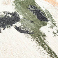 Fresque Indian Rice 9393 Indoor Outdoor Washable Eco Rug