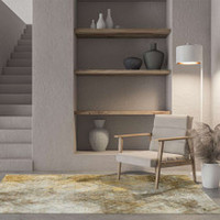 On Sale Circle Mixing Suns Thin Washable Rug 0034 55x85cm