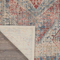 Homestead HMS03 Blue Grey Runner Rug