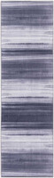 Calvin Klein Thin Washable Rug Launder Ombre Grey Blue
