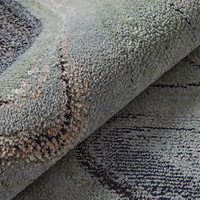 Amara Soft Stylish Abstract Rug Sage Grey 