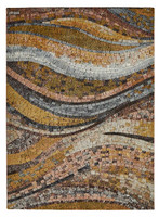 Amara Soft Stylish Abstract Rug Bronze 