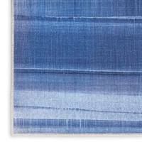 Calvin Klein Thin Washable Rug Launder Ombre Navy 