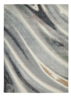 Amara Soft Stylish Abstract Rug Ivory Grey Blue