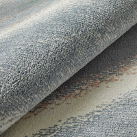 Amara Soft Stylish Abstract Rug Ivory Grey Blue