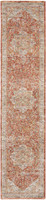 Sahar Traditional Silk Look Rug Ivory Multicolour 