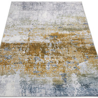 Washable Rug Modern Lux Ivory Gold 