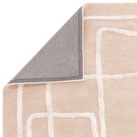 Matrix 95 Infinity Sand Thick Wool Floor Rug