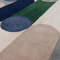 Romy 08 Morse Blue Eco Friendly Modern Rug