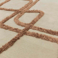 Matrix 96 Infinity Copper Thick Wool Floor Rug