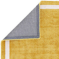 Albi Ochre Pure Wool Plain Rug