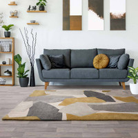 Romy 10 Element Ochre Eco Friendly Modern Rug