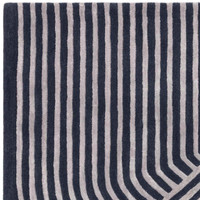 Matrix 97 Solstice Navy Rug Silky Lines Viscose Wool