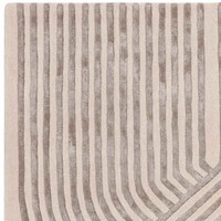 Matrix 99 Solstice Ivory Rug Silky Lines Viscose Wool