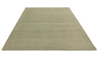 York Sage Green Colour Plain Wool Tufted Rug