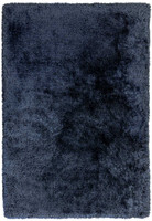 Ultra Thick Plush Shaggy Rug Navy Blue