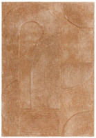 Tova Plain Clay Rug Thick Carved Finish