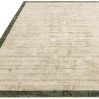 Blade Border Handwoven Rug Rug Sage Olive 05
