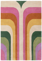 Romy 01 Retro Pink Eco Friendly Modern Rug