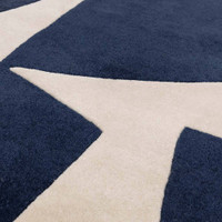 Romy 03 Kite Blue Eco Friendly Modern Rug