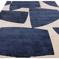 Romy 03 Kite Blue Eco Friendly Modern Rug