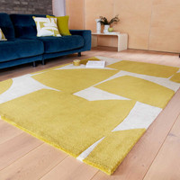 Romy 06 Kite Chartreuse Eco Friendly Modern Rug