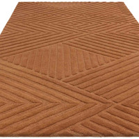 Hague Desert Sand Thick Woolen Rug Hand Tufted