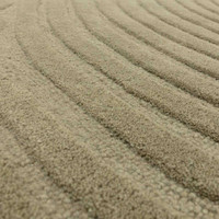 Hague Sage Thick Woolen Rug Hand Tufted