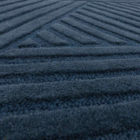 Hague Teal Thick Woolen Rug Hand Tufted