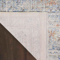 Elegant Heirlooms Thin Vintage Rug ELH01 Grey Gold