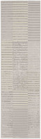Brush Strokes Rug 04 Metallic Silver Grey