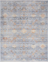 Elegant Heirlooms Thin Vintage Rug ELH02 Blue Ivory