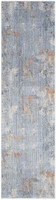 Contemporary Rug Abstract Hues Grey Blue