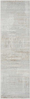 Glitz GLZ09 Silver Grey Abstract Patchwork Rug