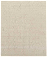 Alessa Plain Ivory Handmade Wool Rug