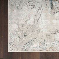 Glitz GLZ20 Grey Multi Metallic Marble Rug