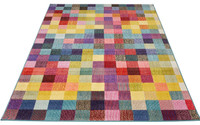 Carnaval Purple Multi Hardwearing Rug CAR103
