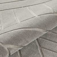 Maze Thin Soft Grey Plain Rug MAZ102