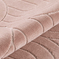Maze Thin Soft Dusty Pink Plain Rug MAZ103
